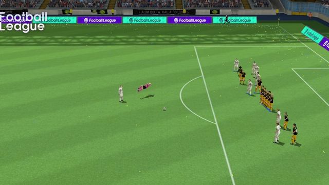 Вот это гол Сергея со штрафного удара. Счёт: Кубань 1:4 СКА-Хабаровск