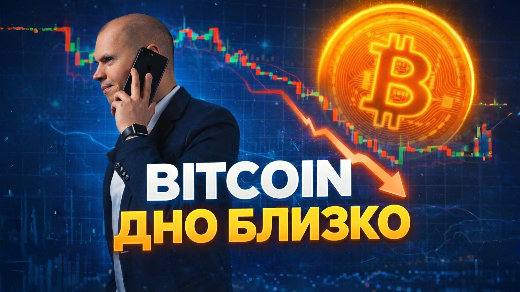 ОБЗОР ПО BITCOIN! Точки входа и аналитика.