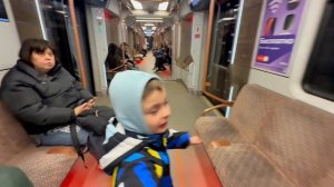 Поезд Метро. Первый обзор на Московский Метрополитен, поезда Метро от Миши