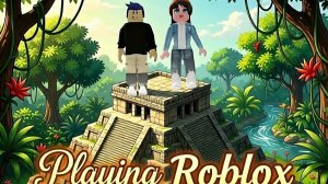 Roblox с Полиной #32 Чистим снег