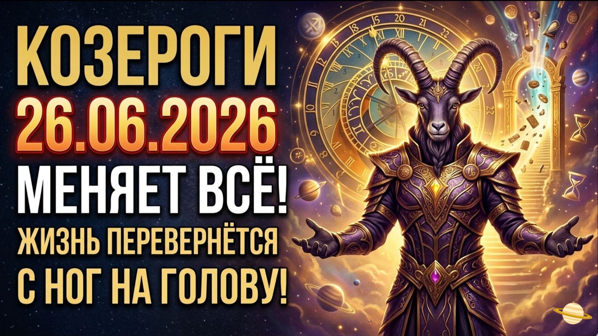 ♑️ КОЗЕРОГ, ЖИЗНЬ ПЕРЕВЕРНЁТСЯ С НОГ НА ГОЛОВУ!