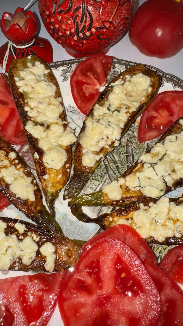 Кабачки с сыром. смотреть онлайн
