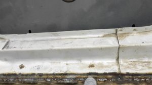 Ремонт заднего крыла и порога Гранта.