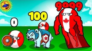 🌞ШАРИКИ ЗАХВАТИЛИ КАНАДУ И НАПАЛИ НА МЕКСИКУ - Balls War: Conquer the World