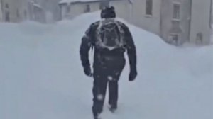 Италию завалило снегом