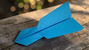Как сделать самолетик из бумаги. Оригами самолетик