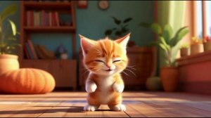 😻 КОТИК ХЛОП-ХЛОП. 🎵Песенка для детей.