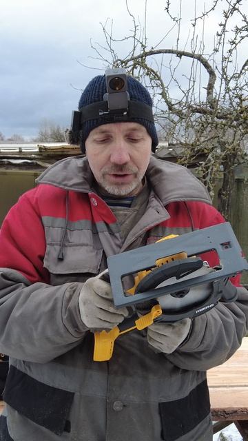 Регулировка наклона платформы аккумуляторной дисковой циркулярной пилы Шидоку.