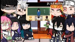 Hashiras React To Kimetsu Academy, Demon Slayer