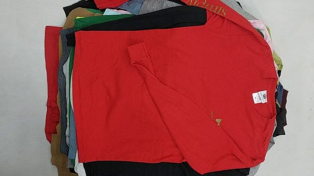 Футболки мужские длинный рукав секонд оптом 1 пак