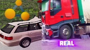 Аварии на реальных событиях в beamng drive #43