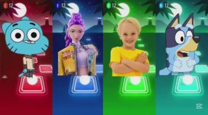 Тайлс Хоп: Музыкальный Баттл — К-Поп Охотники на Демонов, Блуи, Влад и Ники против Гамбола