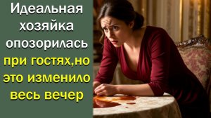 Идеальная хозяйка опозорилась при гостях, но это изменило весь вечер