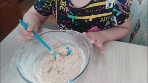 Готовим с Ксюшей🌈🌈🌈Овсяное печенье🍪🍪🍪