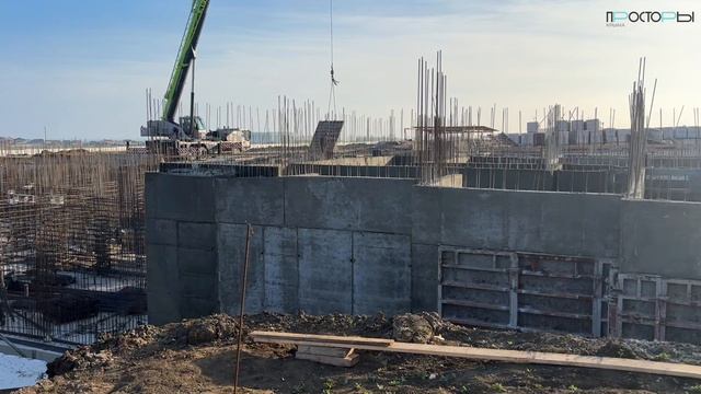 ЛИТЕР 13. Апрель. Ход строительства. Просторы Крыма