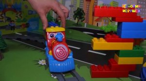 Видео для детей - Прогулка с паровозиком и учимся считать до 5.