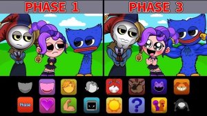 Прототип Спрунки Сигмы, Лили и Хагги Вагги. Фаза 1 против фазы 3 — Poppy Playtime 5 мод