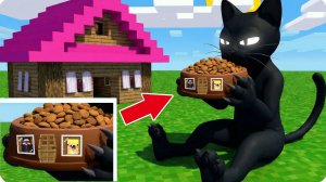 😅5 СПОСОБОВ ПРОБРАТЬСЯ в ДОМ КОТА в МАЙНКРАФТ! НУБИК