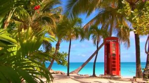 Джаз, 🎷 саксофон, нежная мелодия с видом на райский пляж