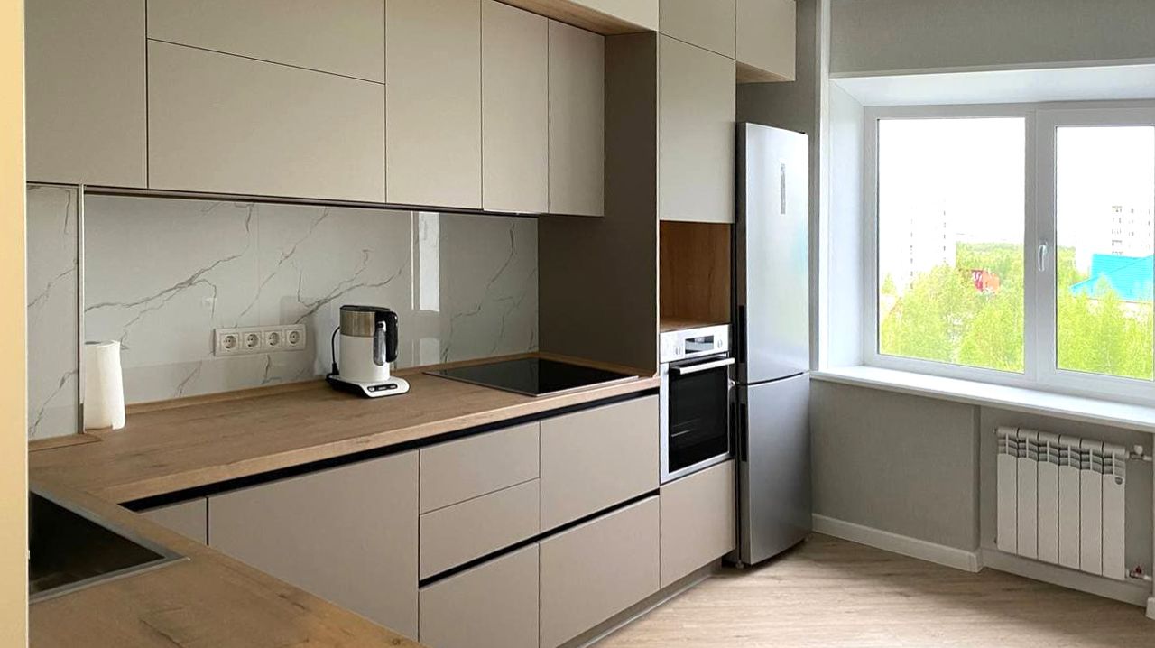 Обзор угловой кухни!