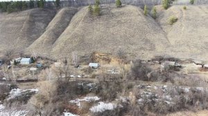 Весна на Волжских протоках. п. Пискалинский Взвоз, Фëдоровские луга, Фëдоровские луга. вид сверху