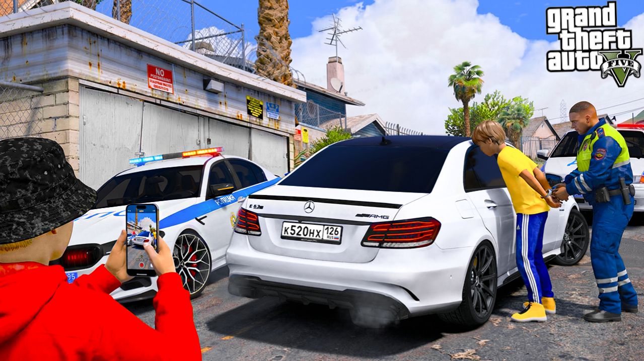 ОПЕРСКАЯ ЕЗДА В GTA 5 - ДПС ЛИШИЛИ МЕНЯ ПРАВ НА 1.5 ГОДА ЗА СУЕТУ НА MERCEDES E63! 🌊ВОТЕР