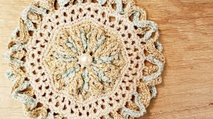 3.Салфетка Блеск. 6-8 ряды Мастер-класс по вязанию. вязание крючком.mp4