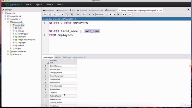 JobReady - 012 - UPPER(), LOWER(), LENGTH(), TRIM() + Boolean Expressions & Concatenation