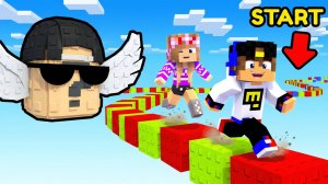 МОЙ ДРОН снял ЛАКИ БЛОК в МАЙНКРАФТ НУБ И ПРО ЭВОЛЮЦИЯ ВИДЕО MINECRAFT Евгенбро