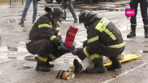 Окружные соревнования пожарных и спасателей в Самаре