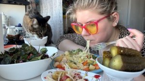 МУКБАНГ ОБЖОР ТИПА ЛАГМАН ПРО СУДЬБУ И БОГА В МОЕЙ ЖИЗНИ