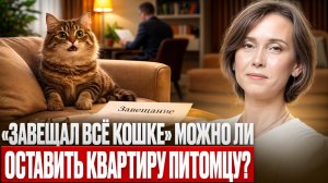 Наследство и животные: можно ли завещать квартиру коту?