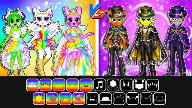 🍿 DIY FASHION SPRUNKI PAPER DOLL — РАДУЖНЫЕ АНГЕЛЫ ПРОТИВ ТЁМНЫХ ВОЛШЕБНИКОВ | ЭПИЧНАЯ БИТВА