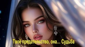 Твоё предательство, она… Судьба