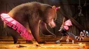 Первая встреча Короля Джулиана и медведицы Сони  Отрывок из мультфильма Мадагаскар 3