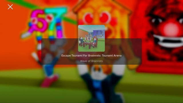 РОБЛОКС убеги от цунами 🌊 ради Брейнротов