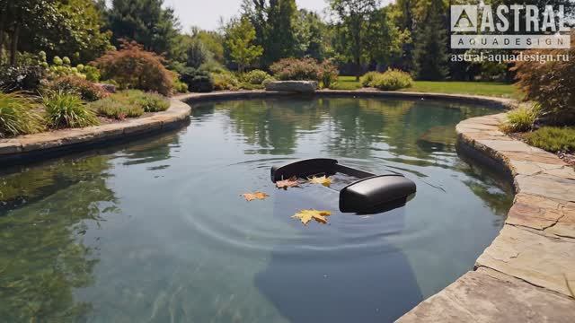 Скиммер для пруда плавающий с аэрацией Astral Air Skimmer 260/12V в комплекте с насосом 12В