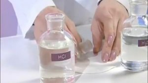 Химия 9 класс. Практическая работа №7. Опыт 2 «Взаимодействие железа с соляной кислотой»