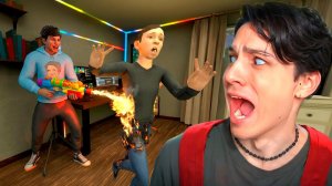 Я ПОДЖОГ СКУЛБОЯ! 😱 КЛОУН МОД В ПОБЕГ ОТ БЛОГЕРА😨