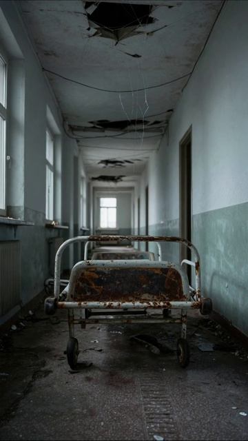 Заброшенные надежды: тени прошлых жизней #пустота #заброшенные #больница