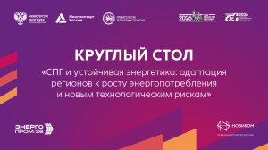 Круглый стол "СПГ и устойчивая энергетика"