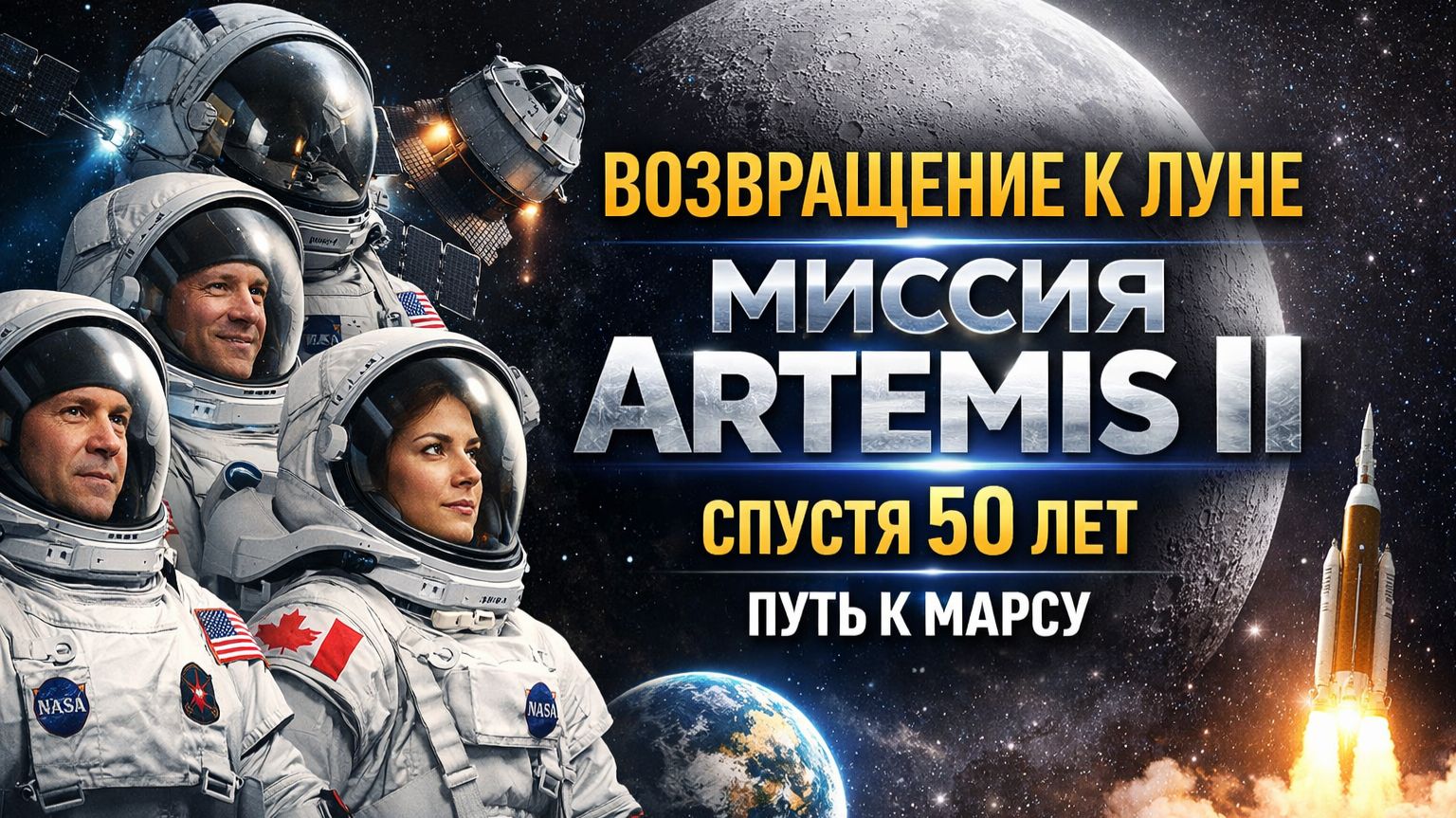 1 апреля 2026 — Началась новая космическая эра | Artemis II