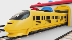 Мультик - Поезда в депо! Игрушечные поезда - Коллекция видео цветов - Мультики для детей и малышей