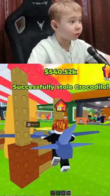 Самая удачная “багуля” в Roblox 😭😂 | Don’t Wake The Brainrots) | Roblox | Gaus7play