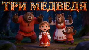 🐻 ТРИ МЕДВЕДЯ мультик сказка для детей 🐻
