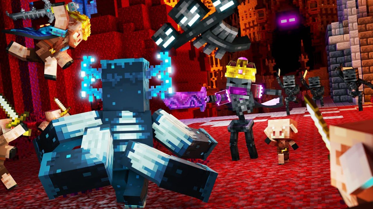 ЭПИЧНОЕ СТРАЖЕНИЯ СТРАЖА И АРМИИ ИССУШИТЕЛЯ - МАЙНКРАФТ МУЛЬТИКИ