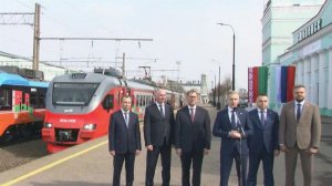 Между приграничными городами России и Белоруссии запущено движение электричек.