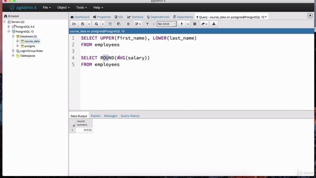JobReady - 014 - Grouping Functions MIN(), MAX(), AVG(), SUM(), COUNT()