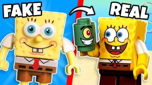 Собираю и ТЕСТИРУЮ поддельные НАБОРЫ LEGO ГУБКИ БОБА !