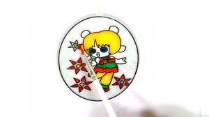 Закрашиваем витраж Весёлая Девочка Paint the stained glass window Merry Girl [get.gt]